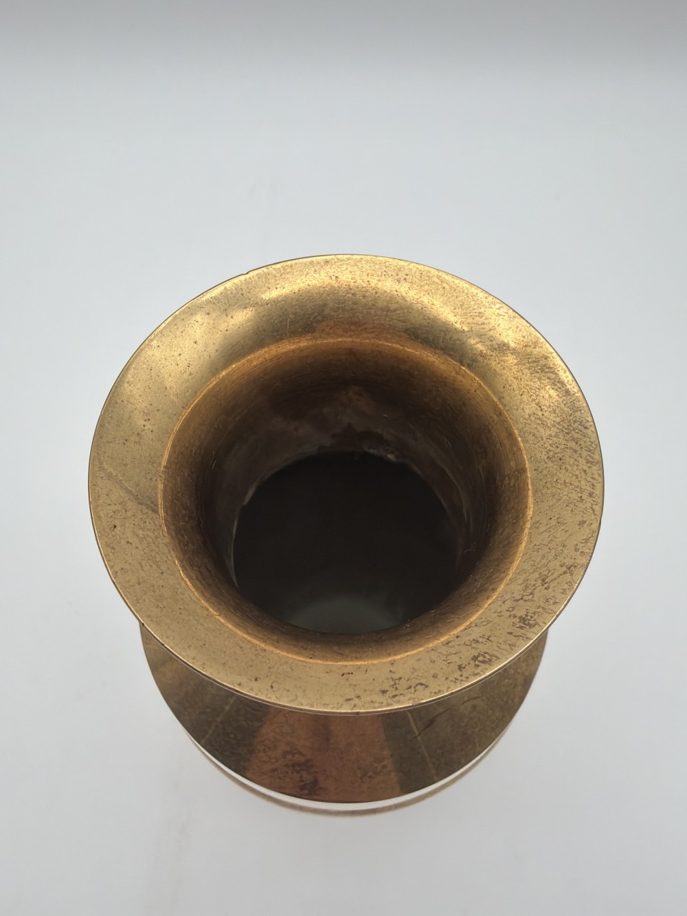 Vintage Solid Brass Vase