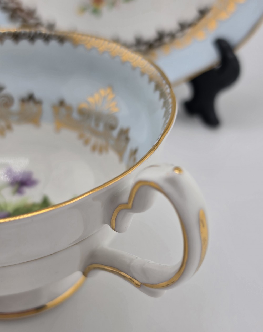 VTG 1950s Grosvenor Jackson Gosling Fine Bone Teacup Saucer