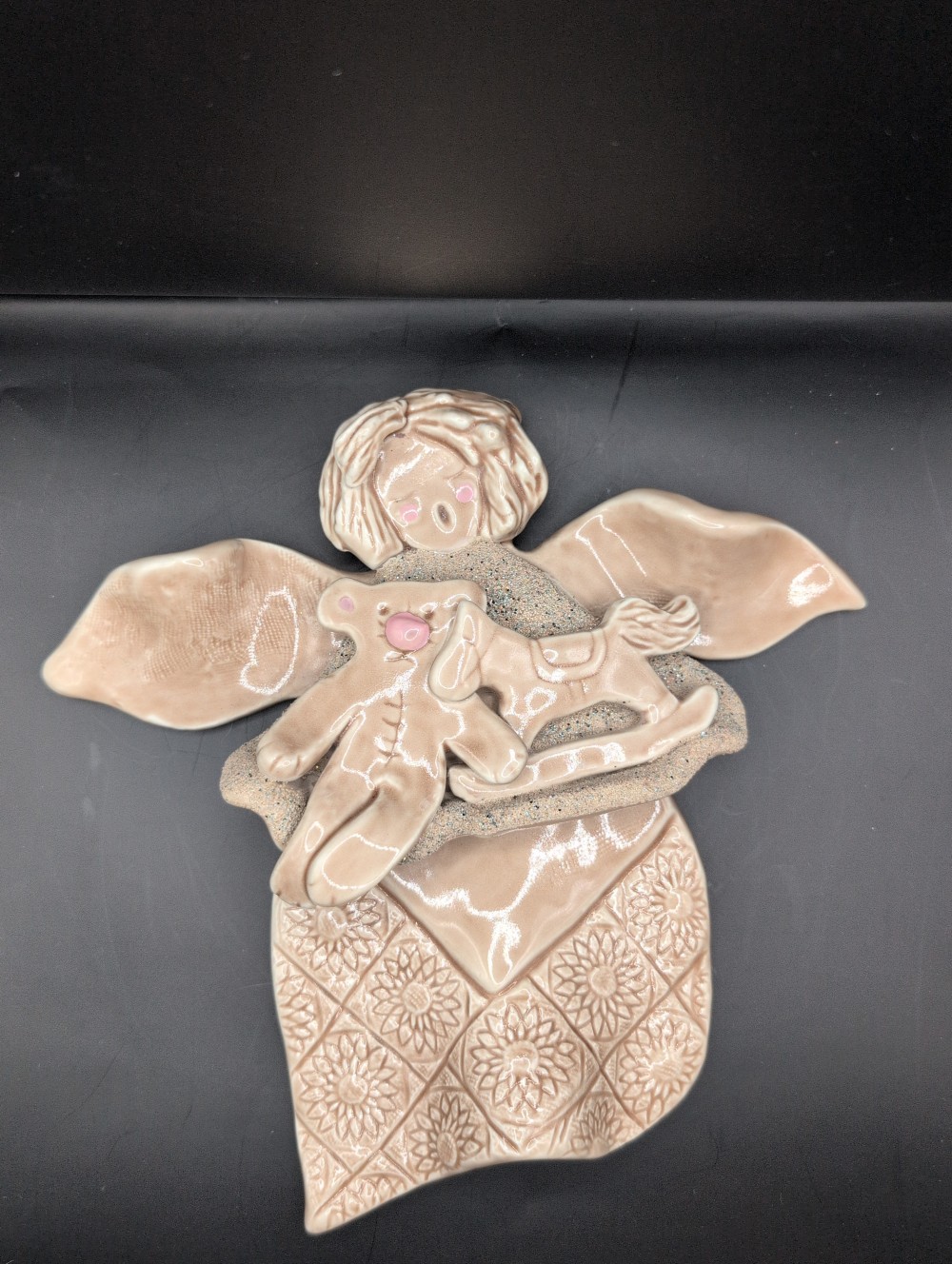 Handmade pottery angel