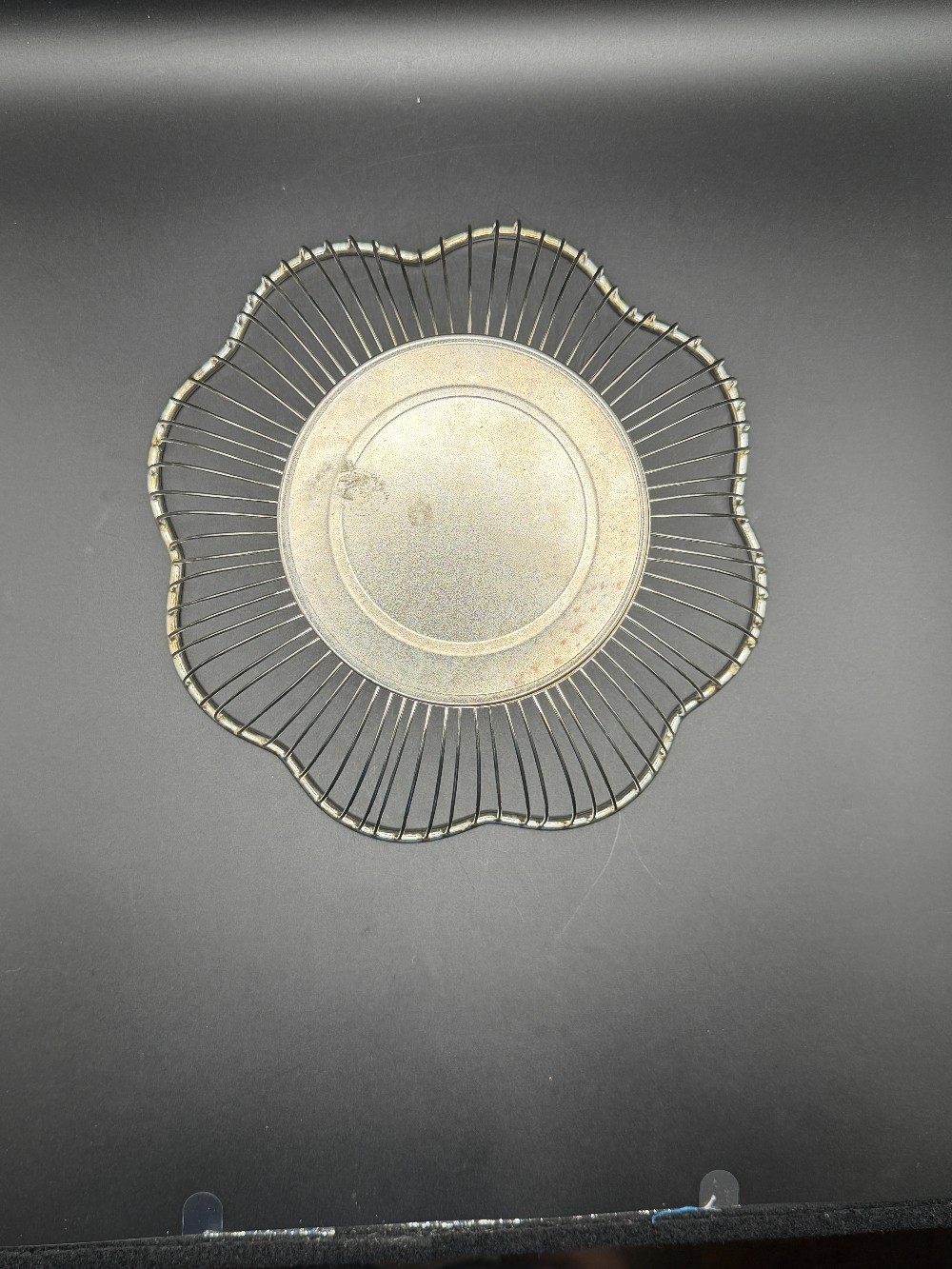 Silverplated Wire Bread Fruit Basket