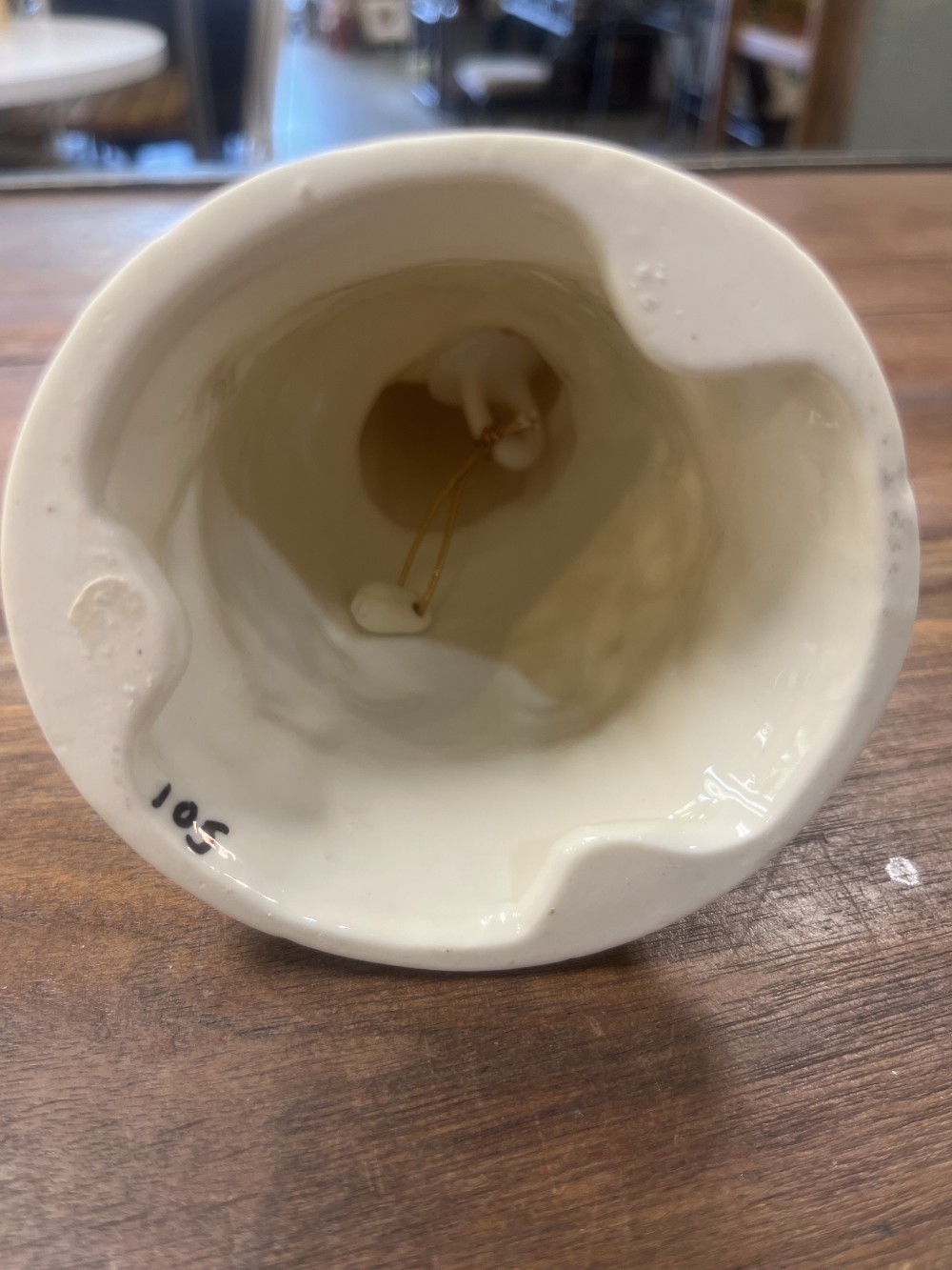 Porcelain Nativity Christmas bell