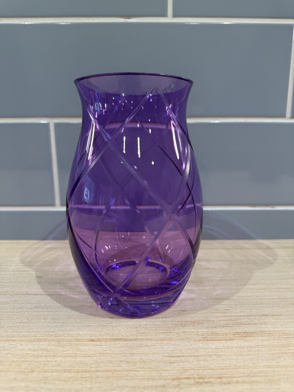 Purple Etched Vase (FTD)