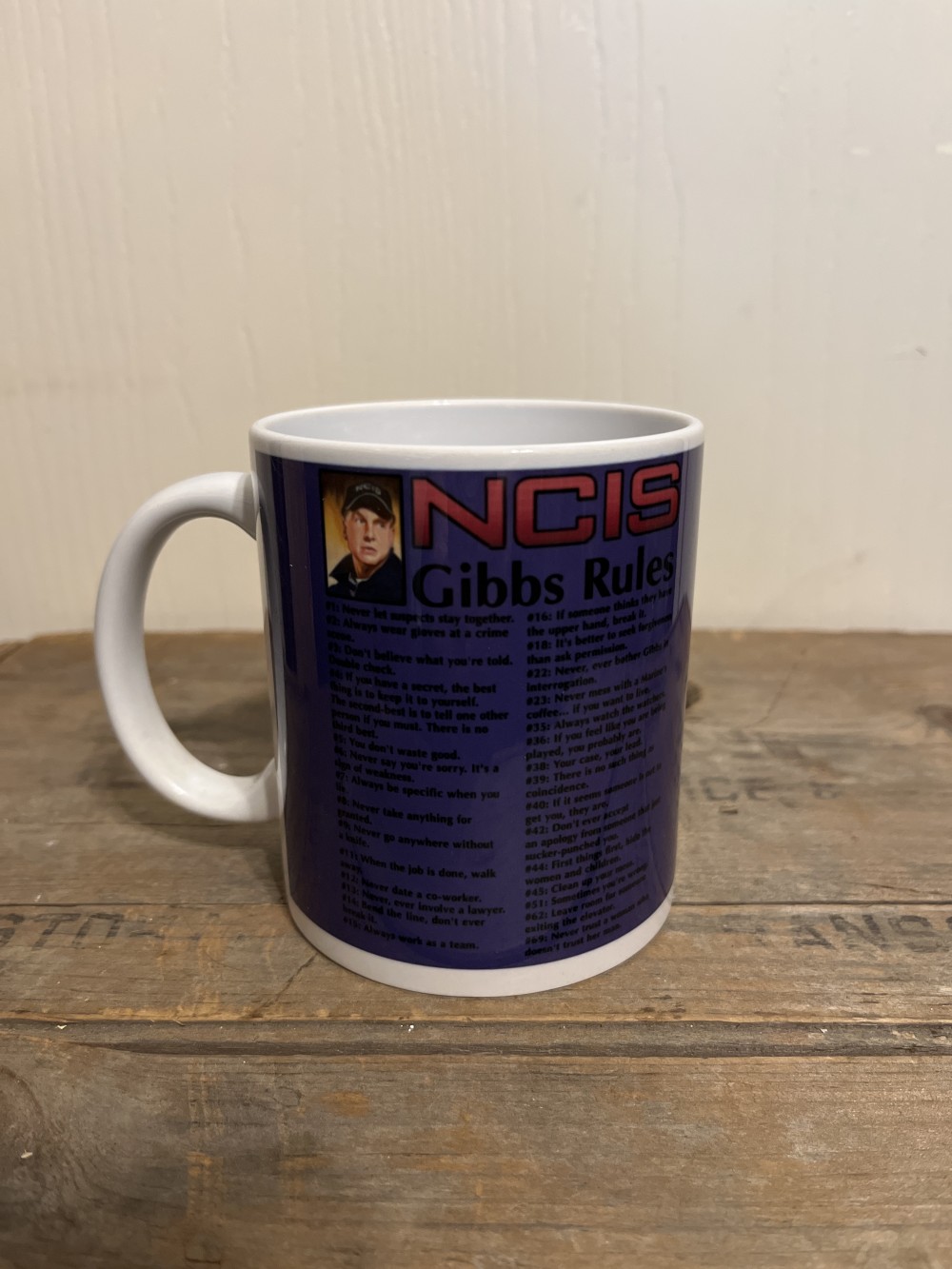 NCIS Gibbs’ Rules mug
