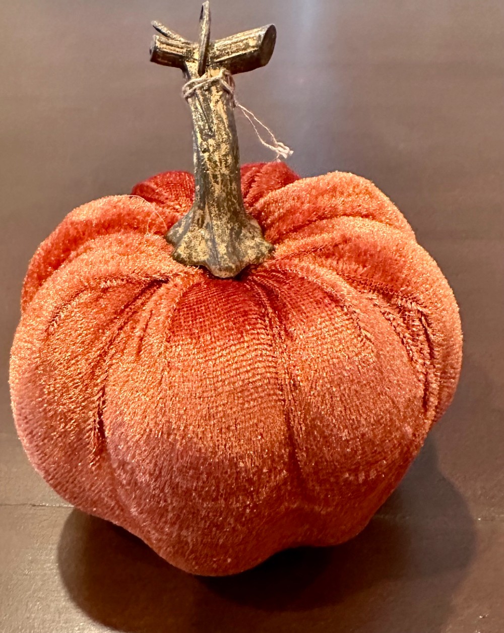 Rust Velvet Pumpkin