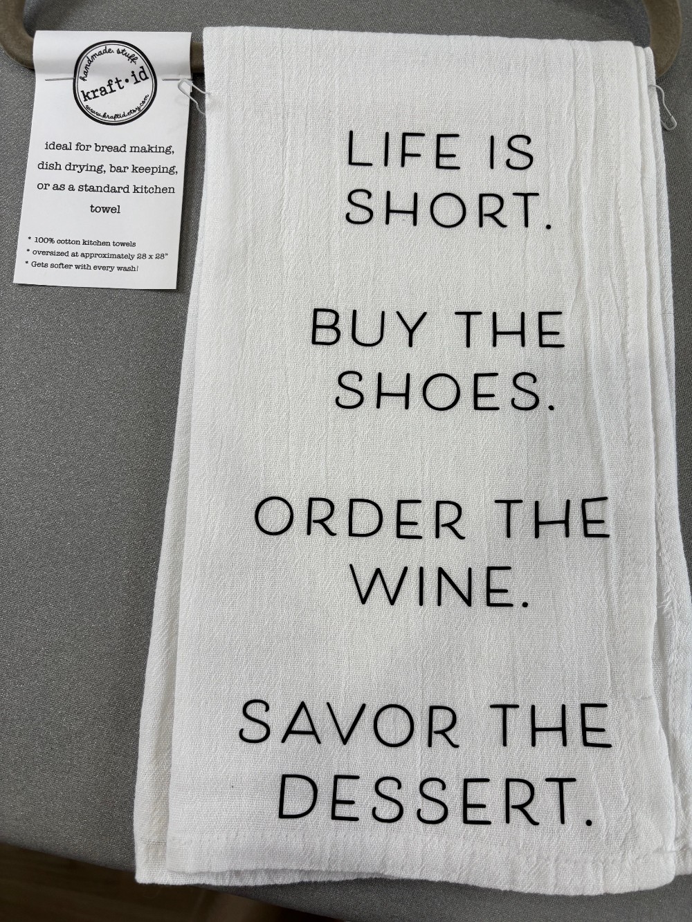 Quirky Hand Towel:  K18