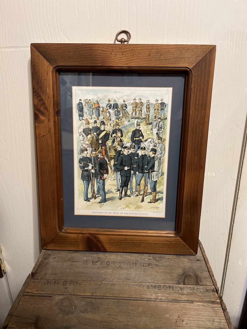 1900s Uniforms of USA lithograph