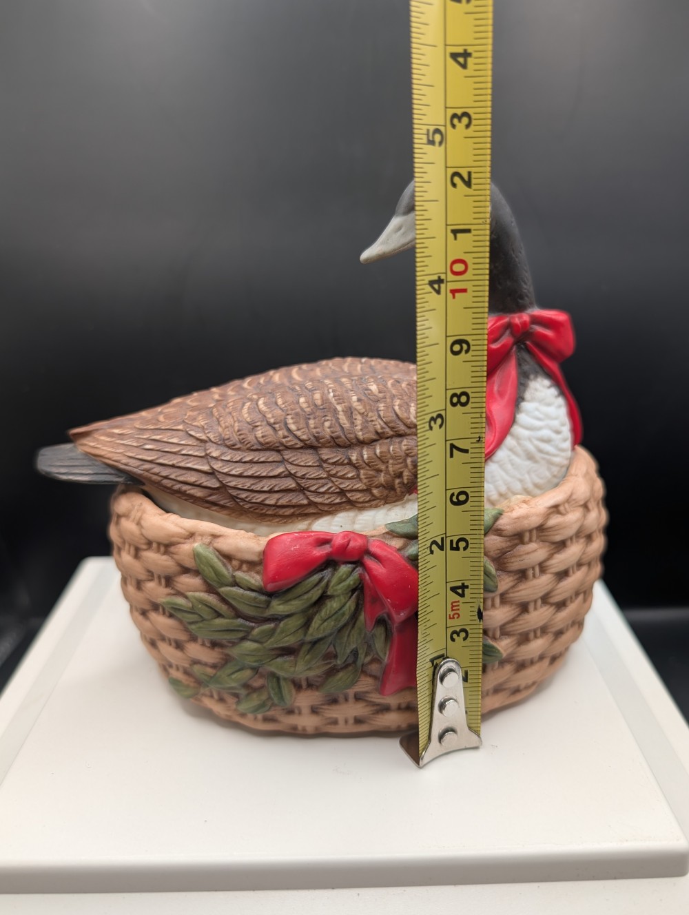 1983 Schmid Gordon Fraser Christmas Goose music box