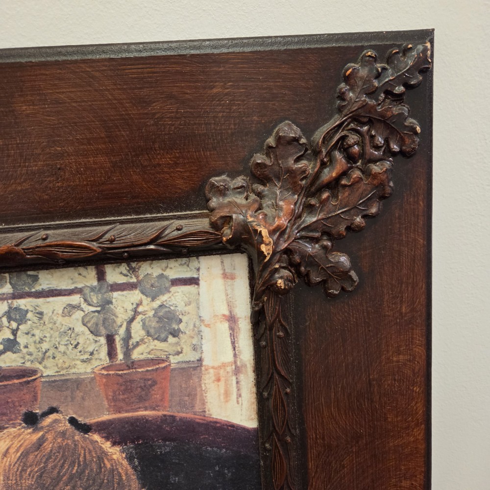 VTG The Fairy Tale by Walter Firle in Ornate Wood Frame