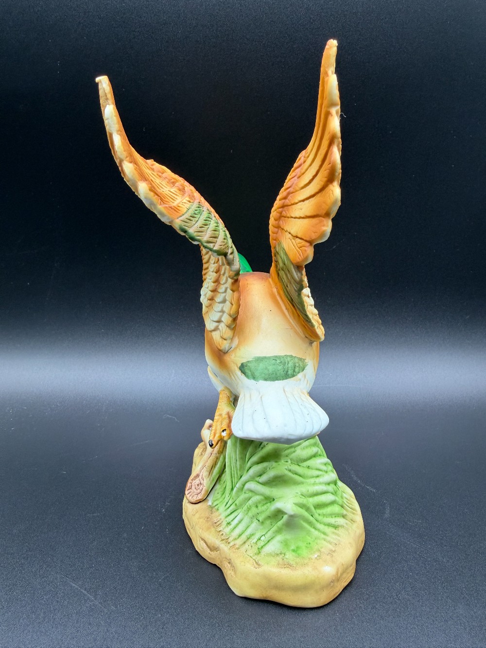 Bisque Porcelain Mallard Duck  AS IS - Figurine