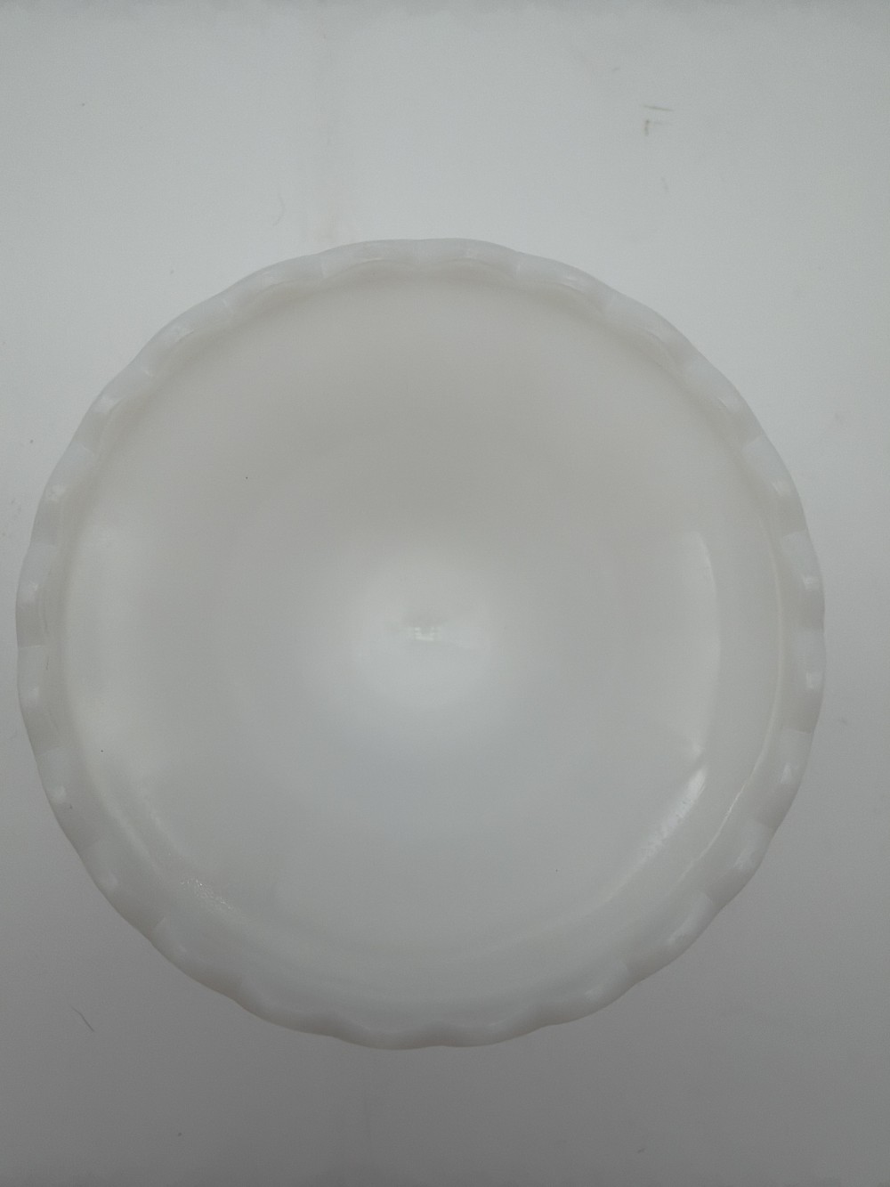 Vintage Milk Glass Pedestal Candlestick Holder