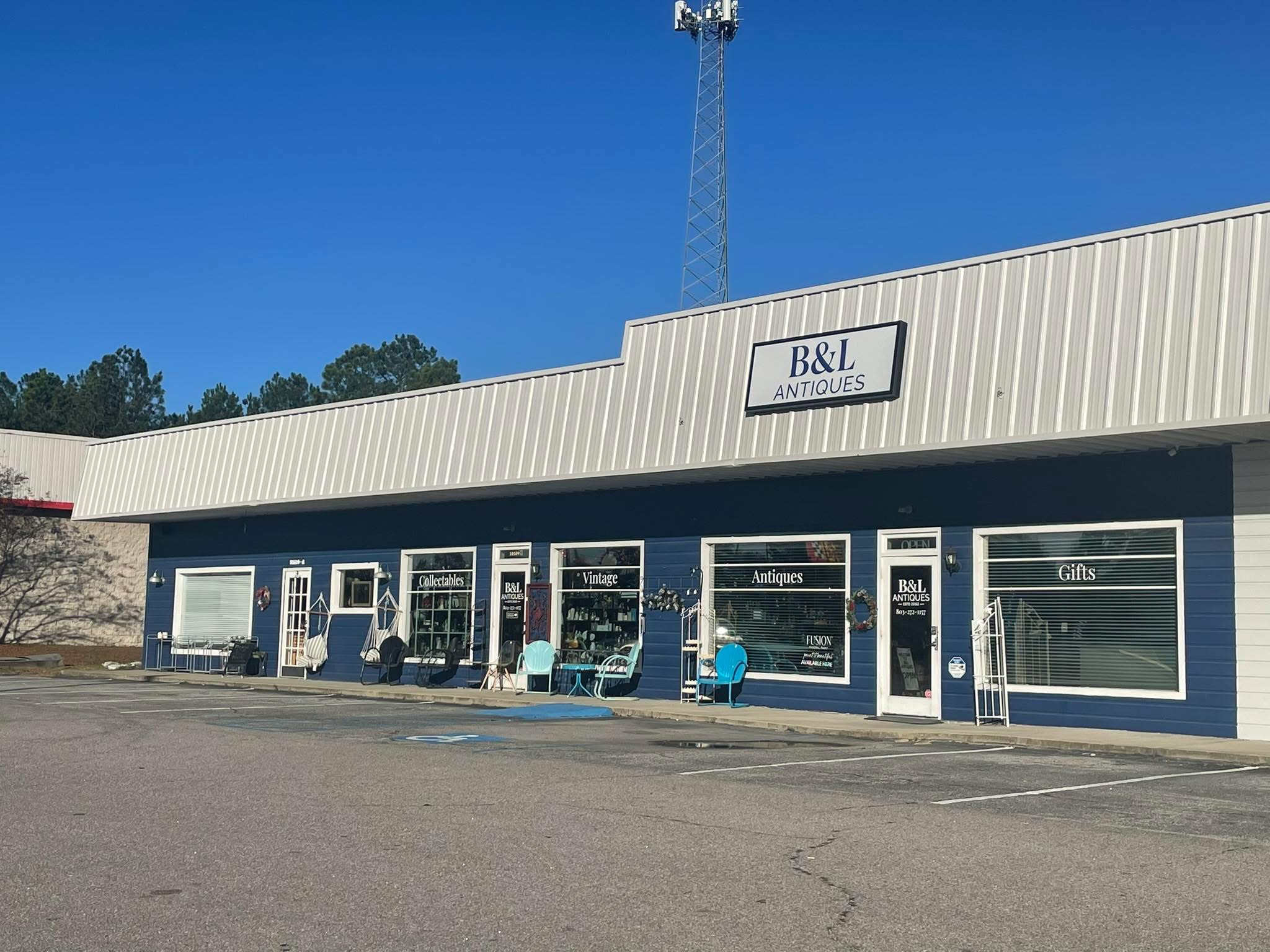 B&L Antiques Store Front