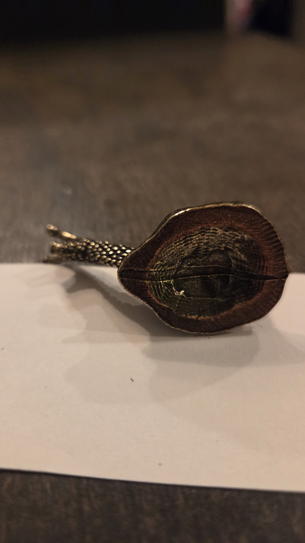 DO-1812 miniature brass snail