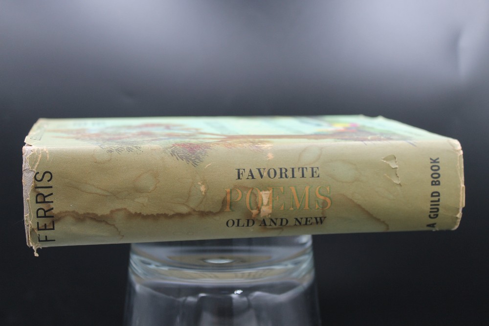 Hardcover vtg 1957 FAVORITE POEMS OLD AND NEW