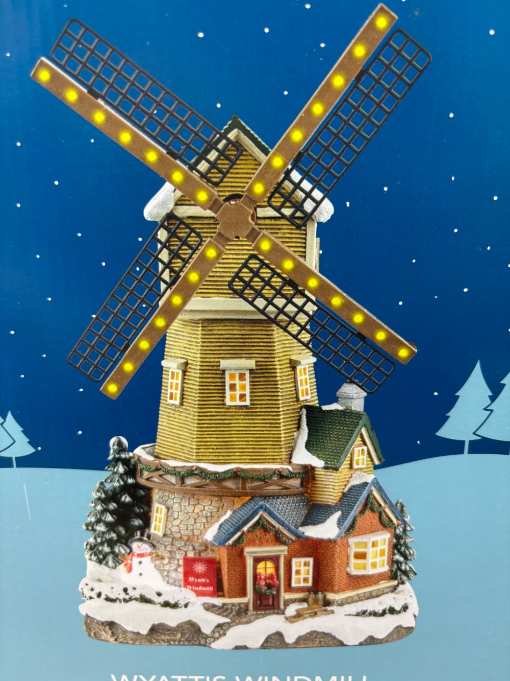 Wyatt's Windmill Carole Towne 2019 Animated LED Christmas Village Building Lemax