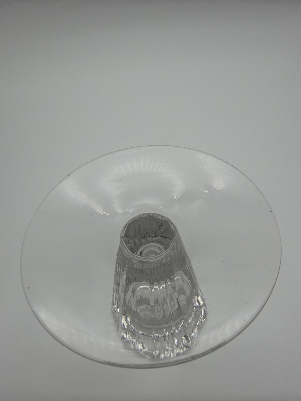 Art Deco Style Glass Candlestick