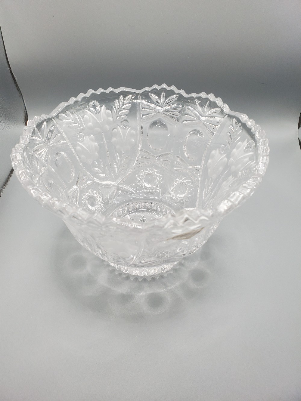 Annahutte 24 Lead Crystal Candy Dish Germany