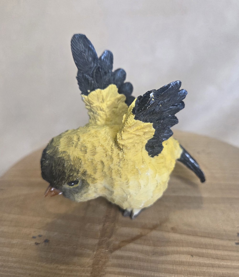 Mini Resin Baby Yellow Bird 2 inches
