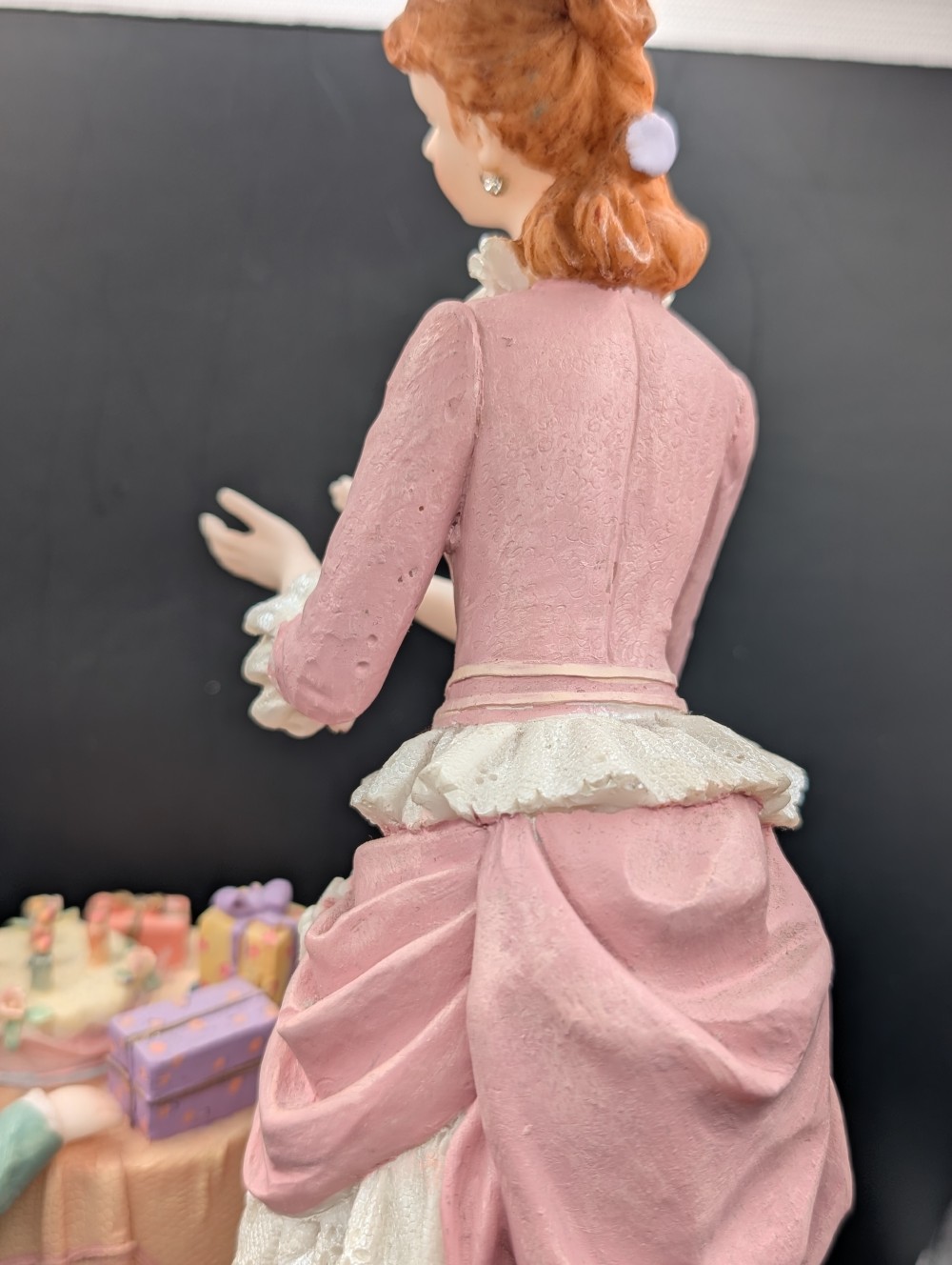 Vtg Gentili Victorian birthday figurine