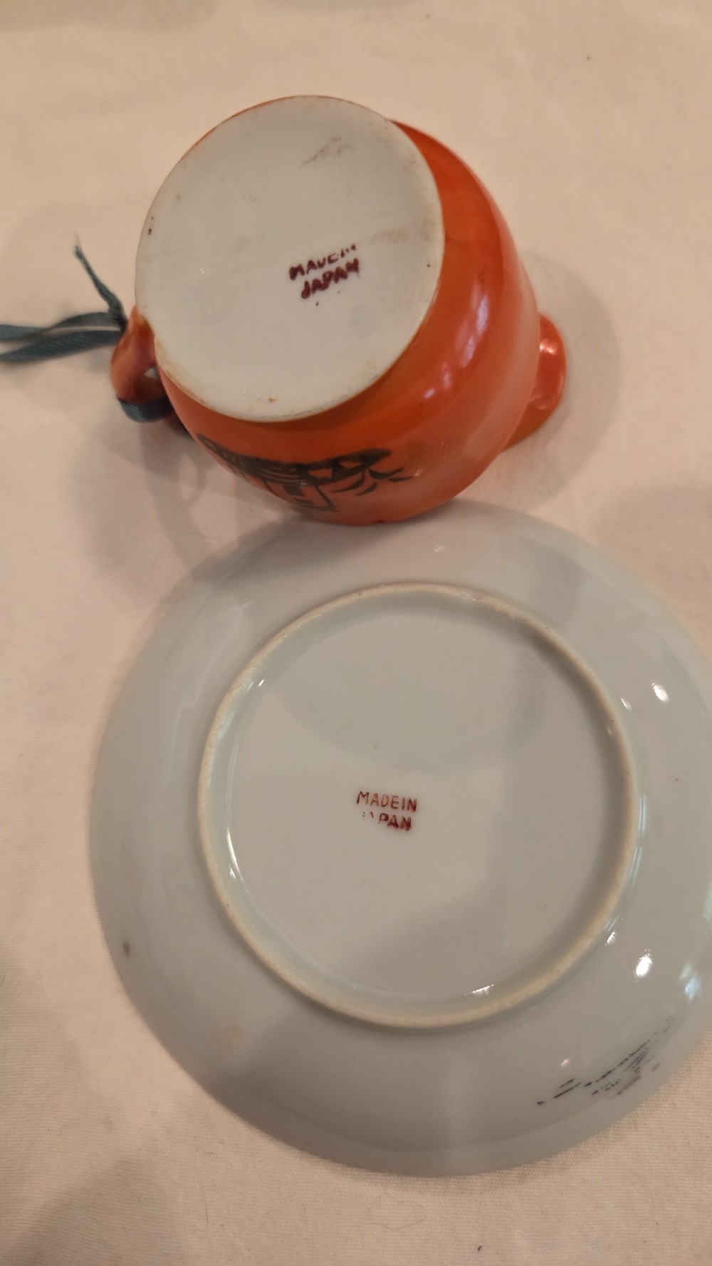KP-612 vtg miniature creamer/ plate
