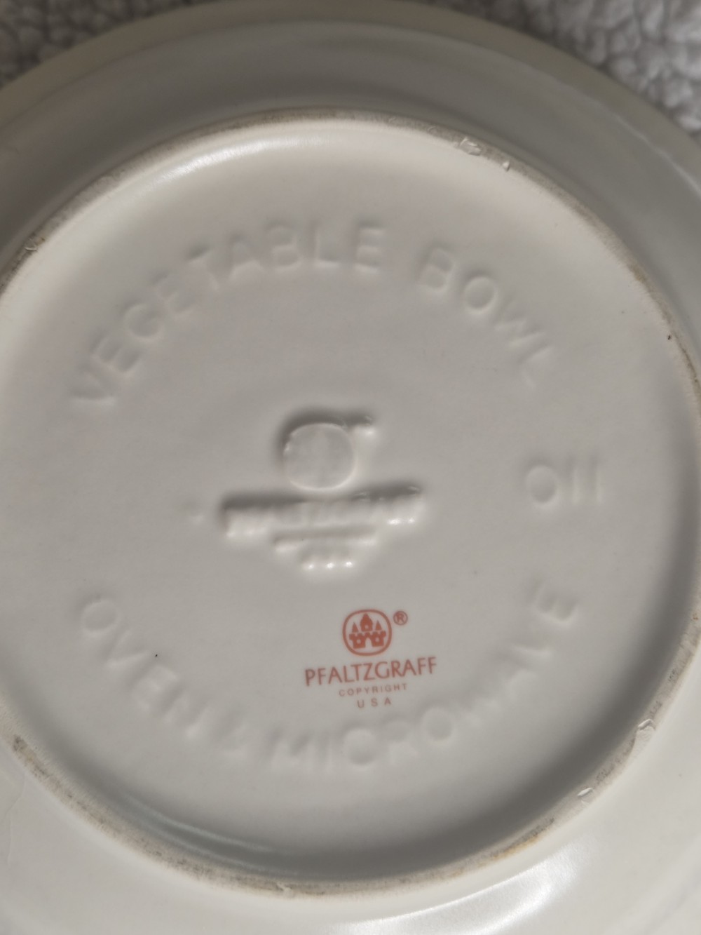 VTG Pfaltzgraff Tea Rose Veggie Bowl