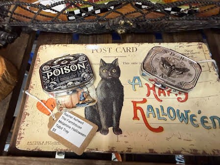 Halloween Apothecary Case Deaths Head Pill Box