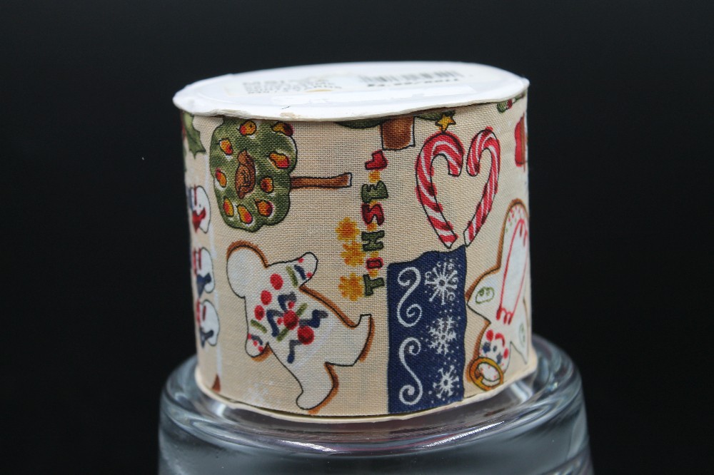 Ribbon spool Ivory/Christmas
