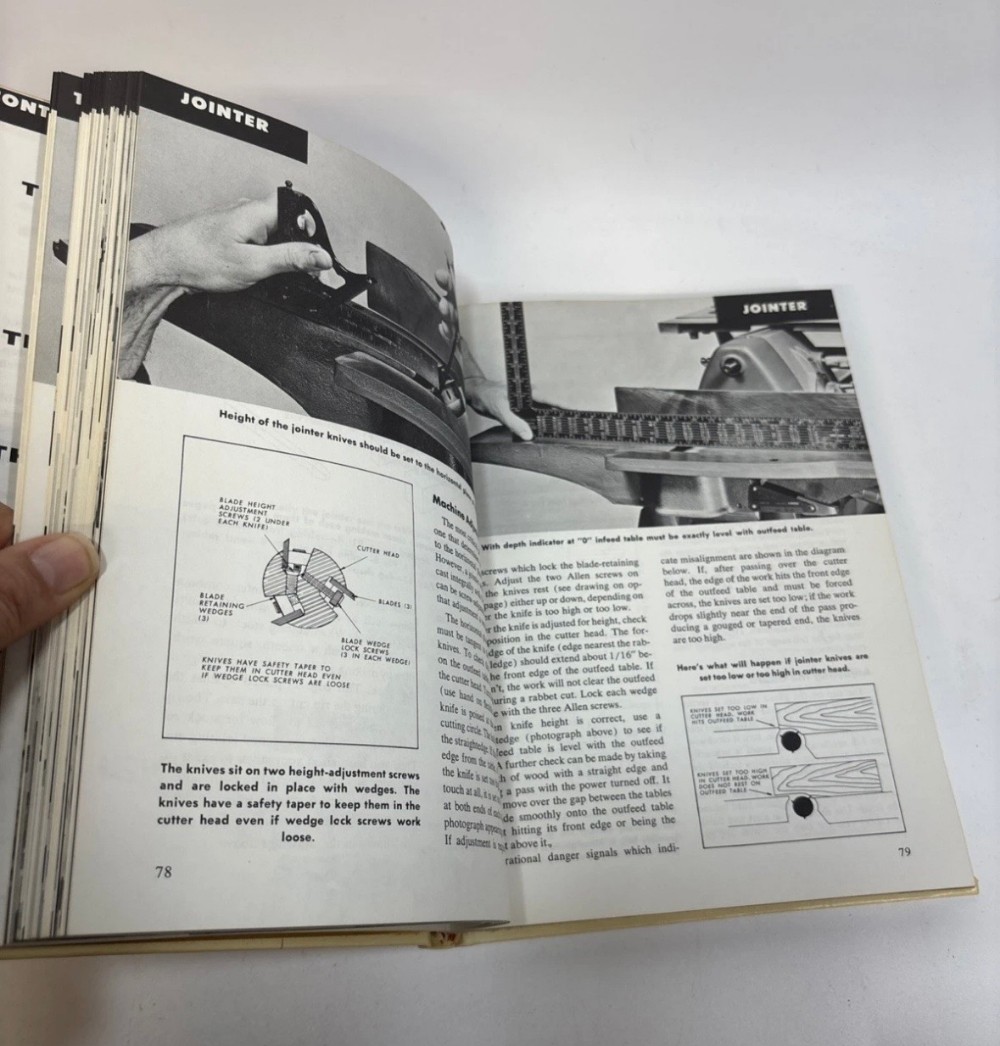 Power Tool Woodworking for Everyone Hardcover Book R. J. DeCristoforo Vintage ShopSmith Guide