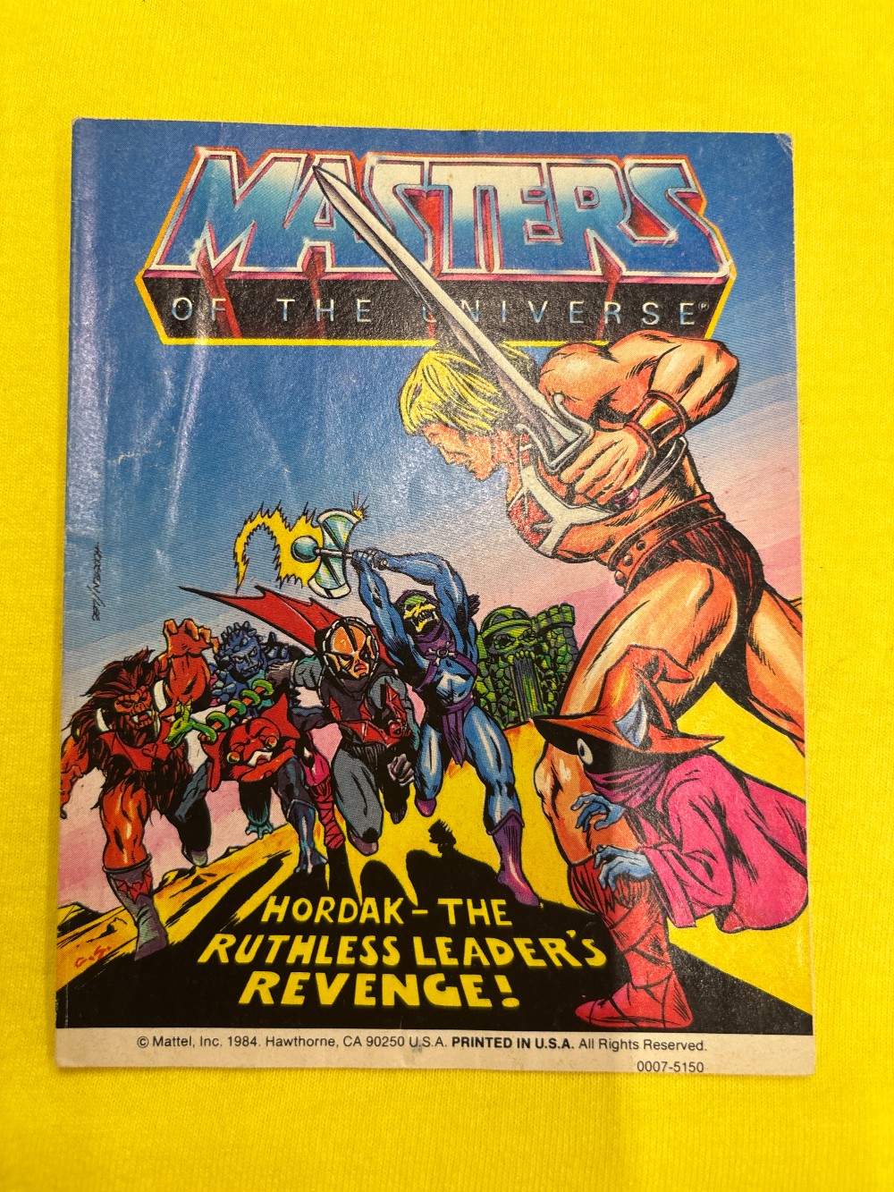 MOTU Mini Comic Hordak-The Ruthless Leader's Revenge!