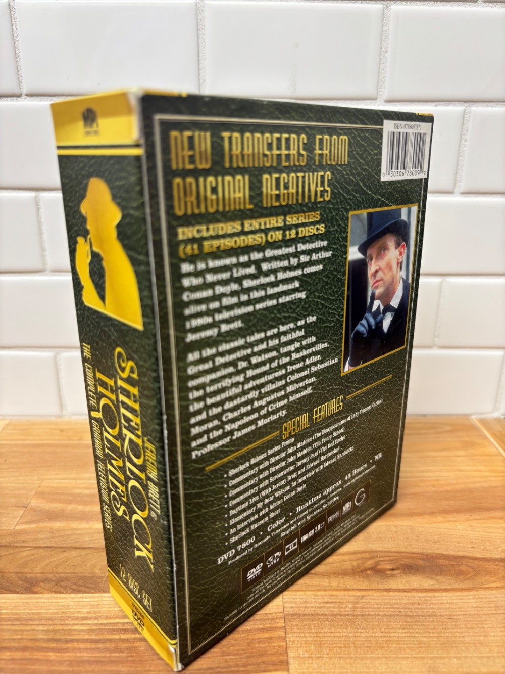DVD Sherlock Holmes TV Series Complete Granada 12 Disc Box Set Jeremy Brett