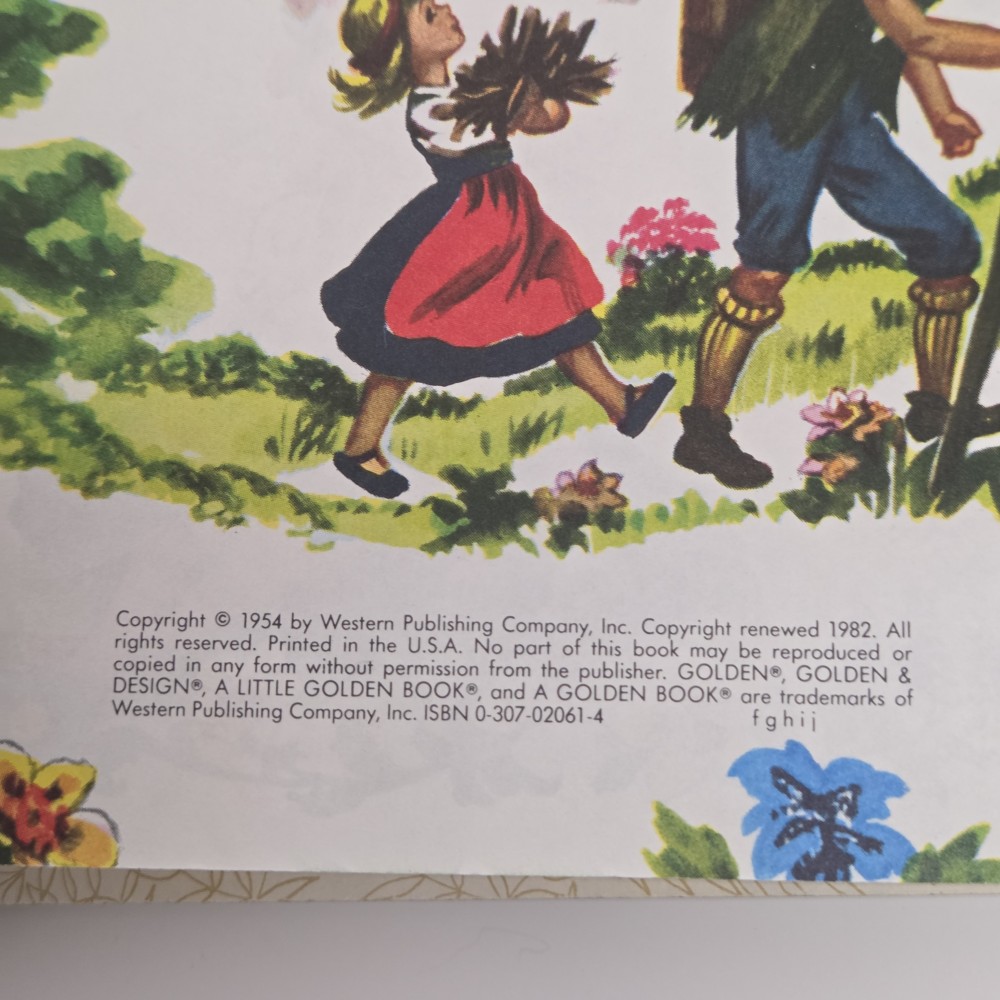 VTG Heidi Little Golden Book