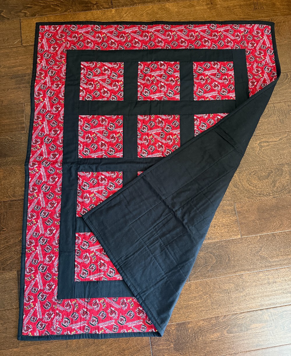 Carolina Gamecocks Handmade Stadium Prayer Lap Crib Quilt