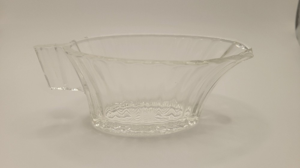 Heisey Glass Individual Cream and Sugar Set