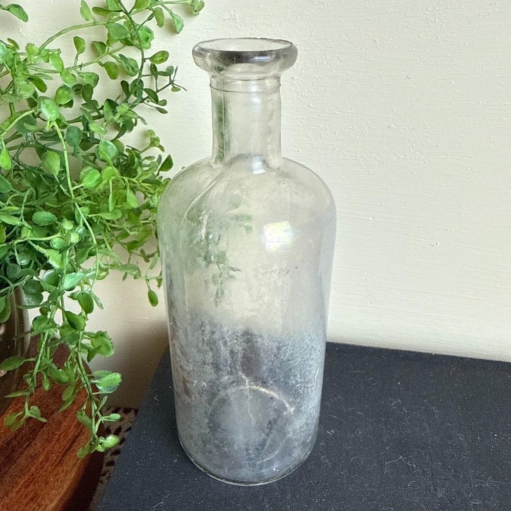 Antique Round Apothecary Bottle