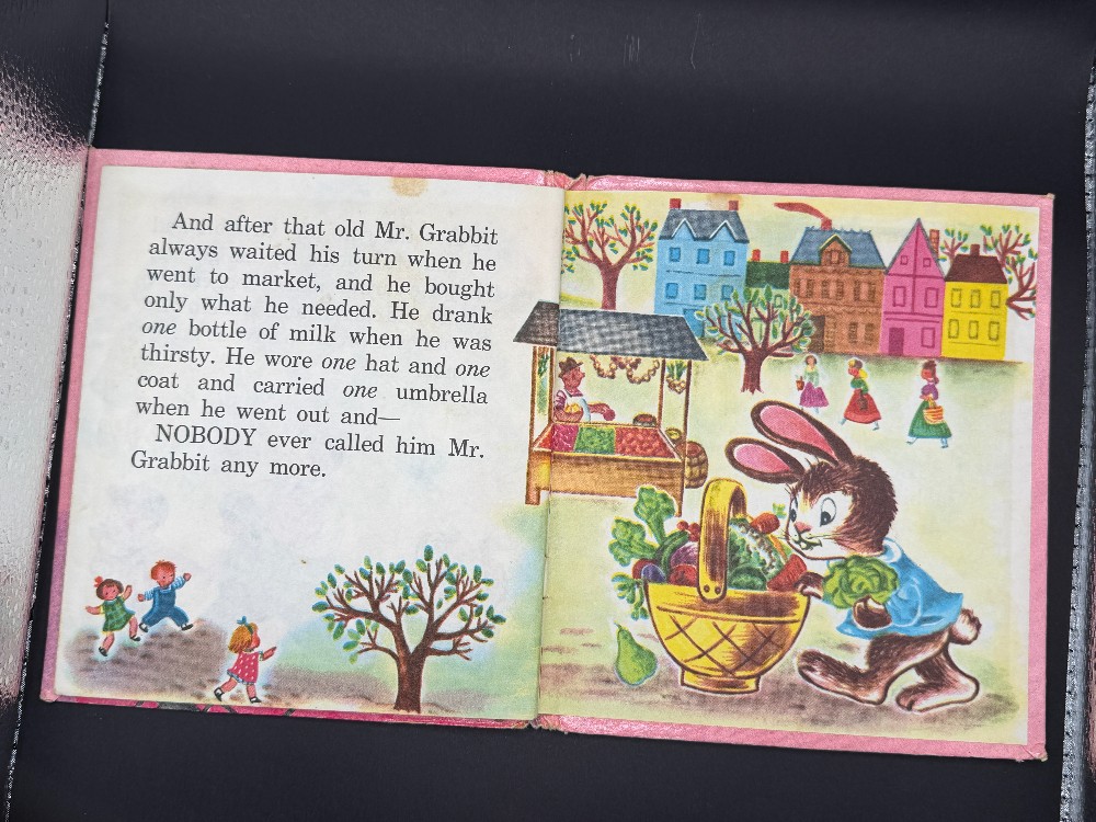 Mr. Grabbit Vintage Children's Book