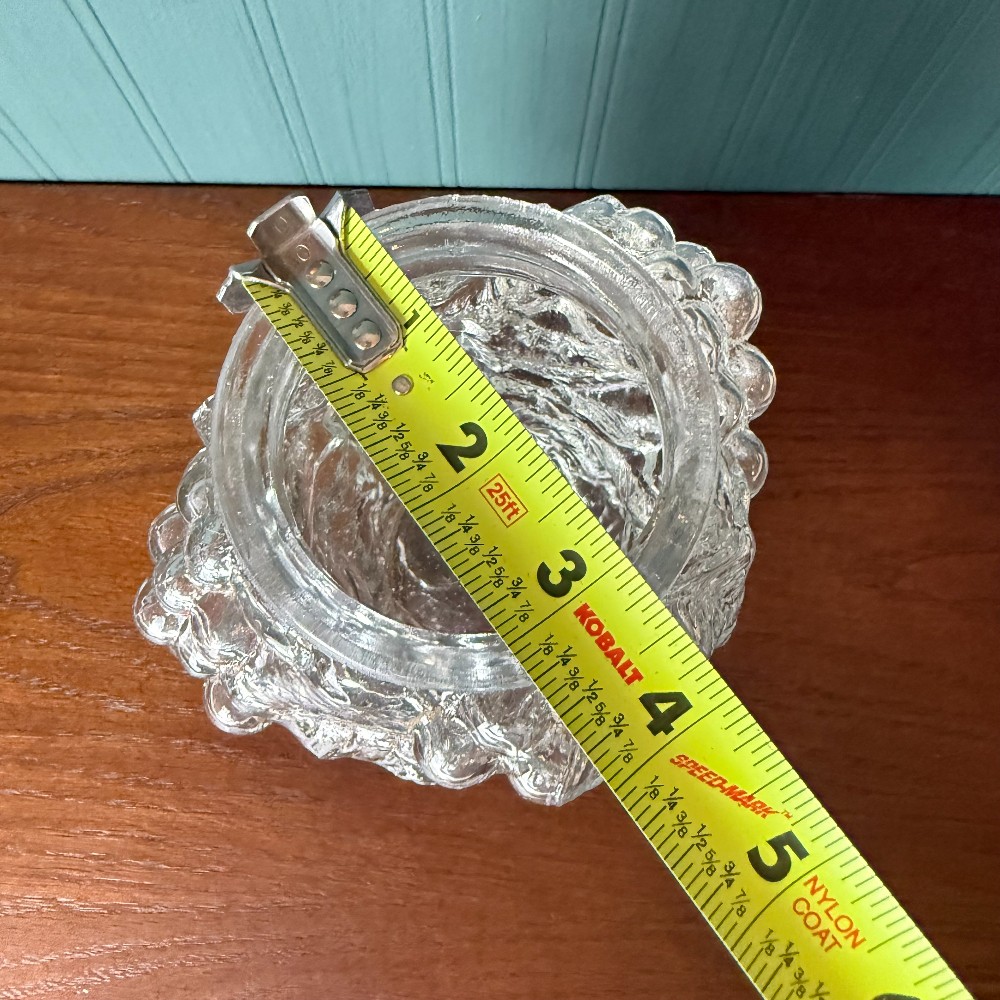 Antique Goofus Glass Grape Cluster Vase, Early 1900s