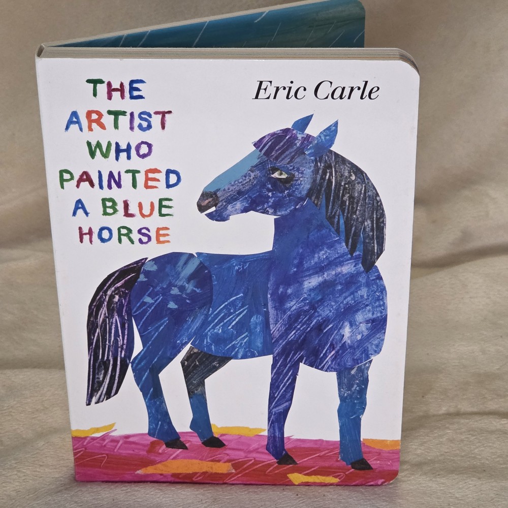 The Artist Who Painted A Blue Horse Book