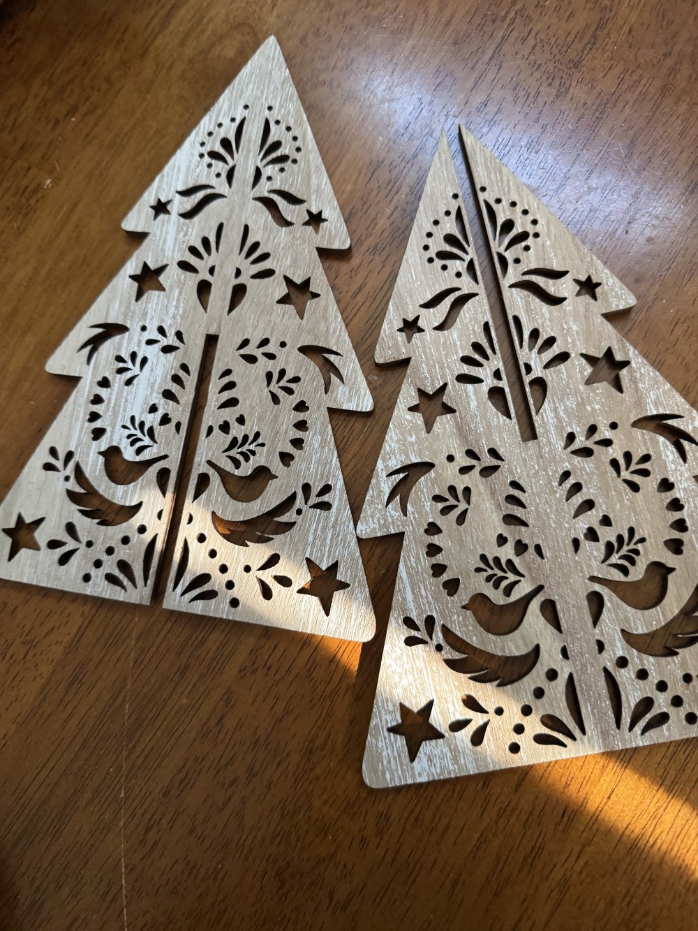 LASER CUT CHRISTMAS TREES (PAIR)