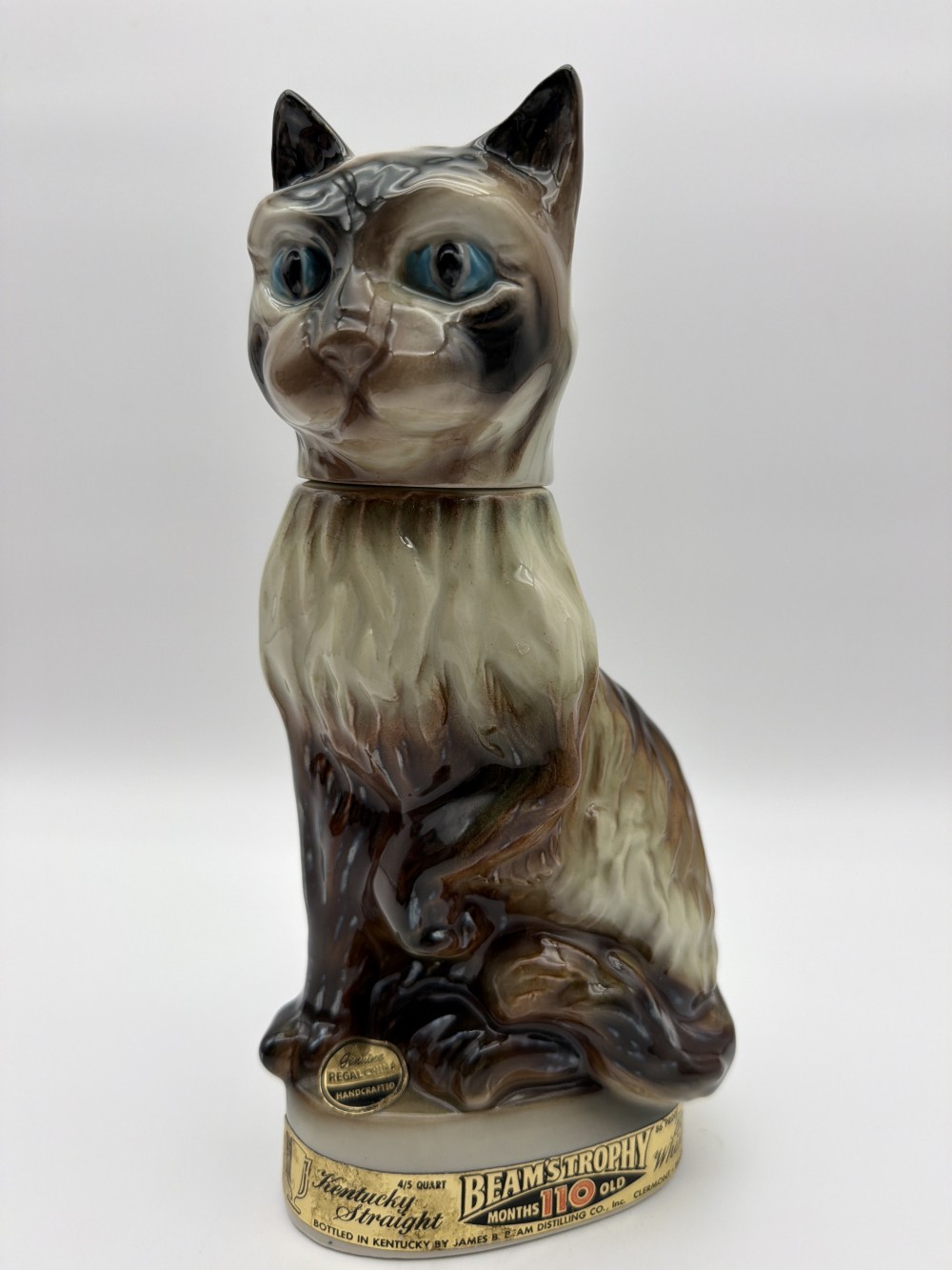 Vtg 1967 Jim Beam Cat Decanter