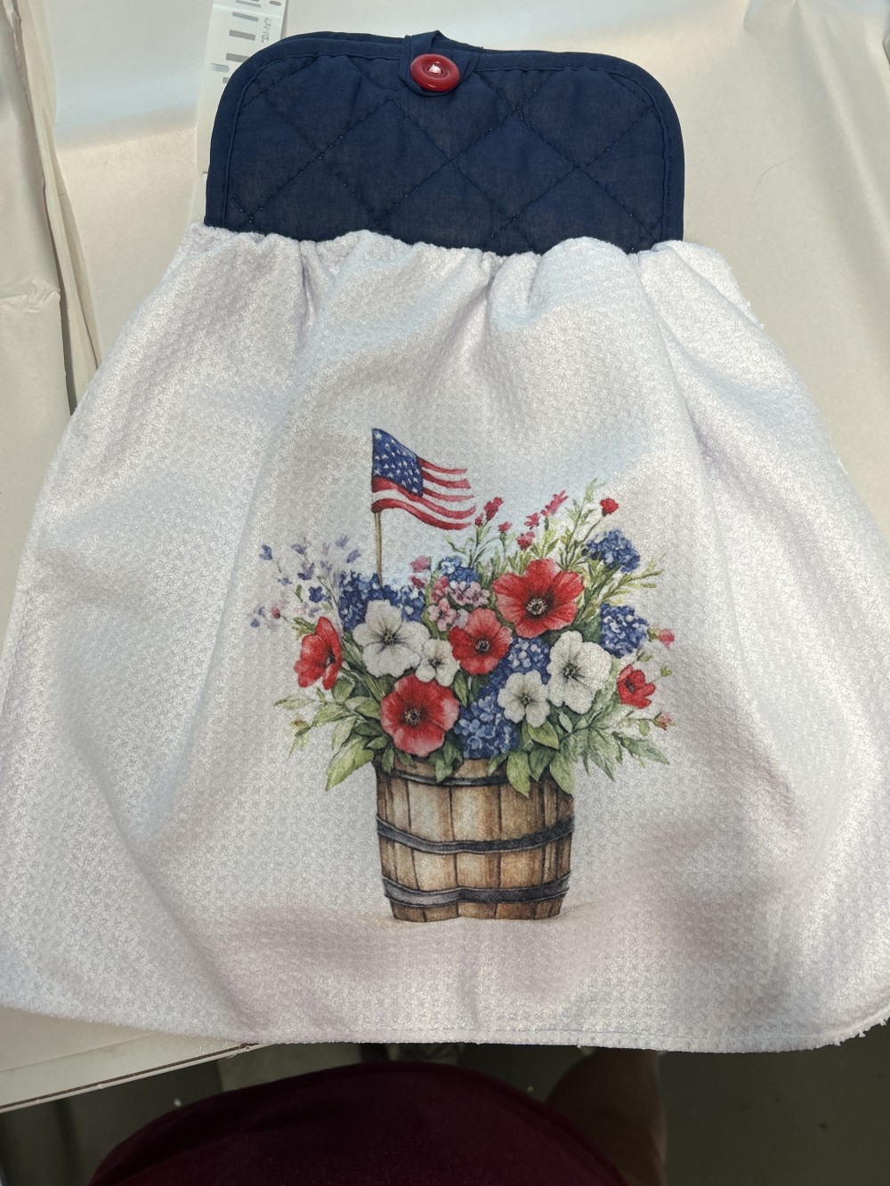 Patriotic - Hanging dish towel