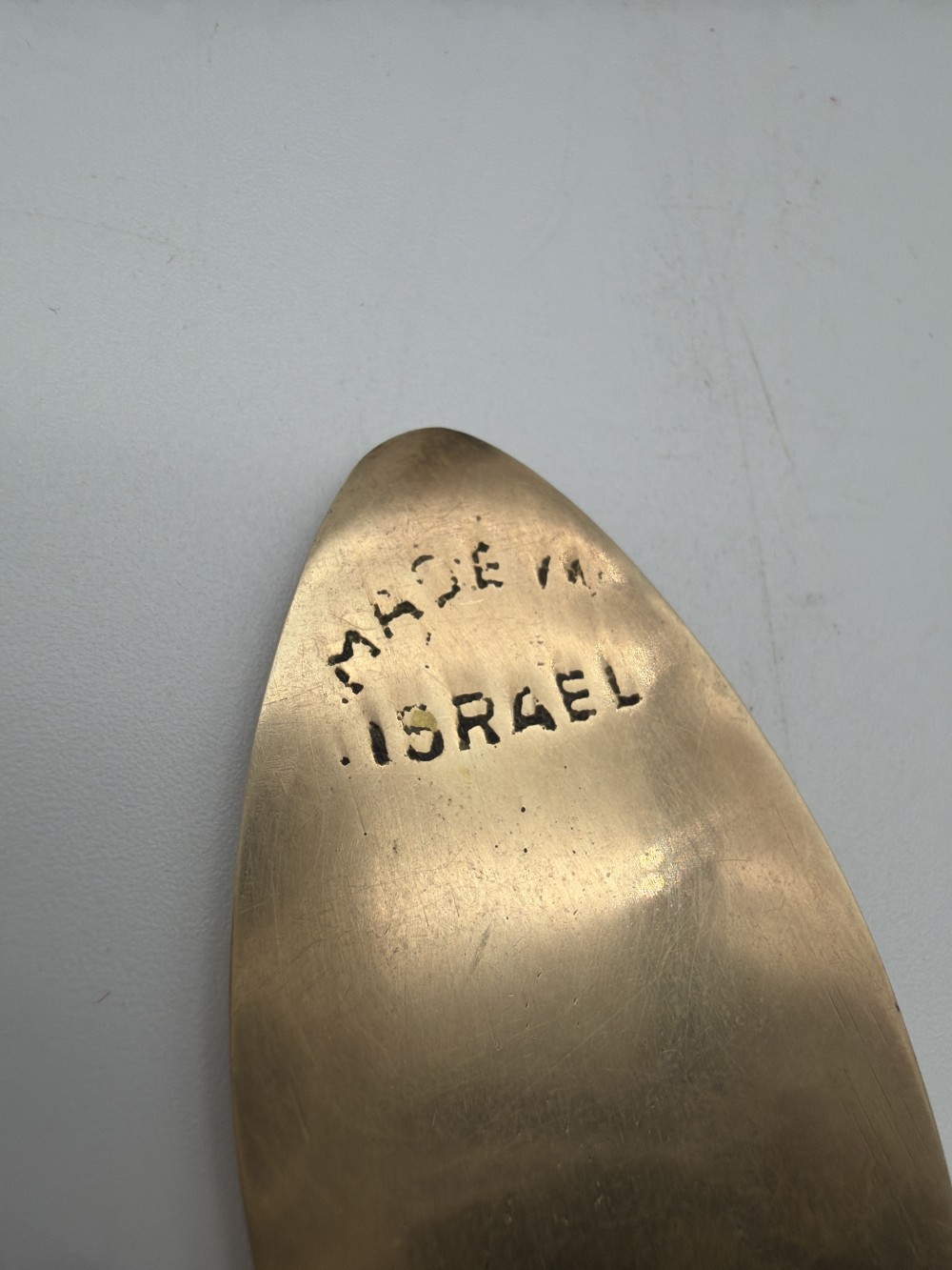 Vtg Brass Enamel Turtle Letter Opener