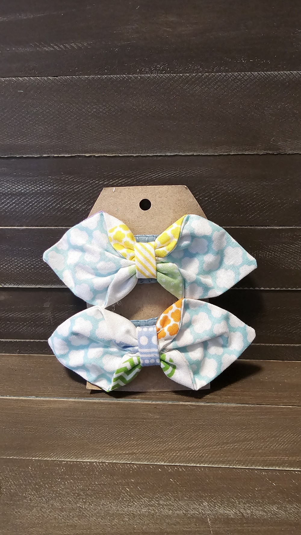 Cloud/easter hair clips