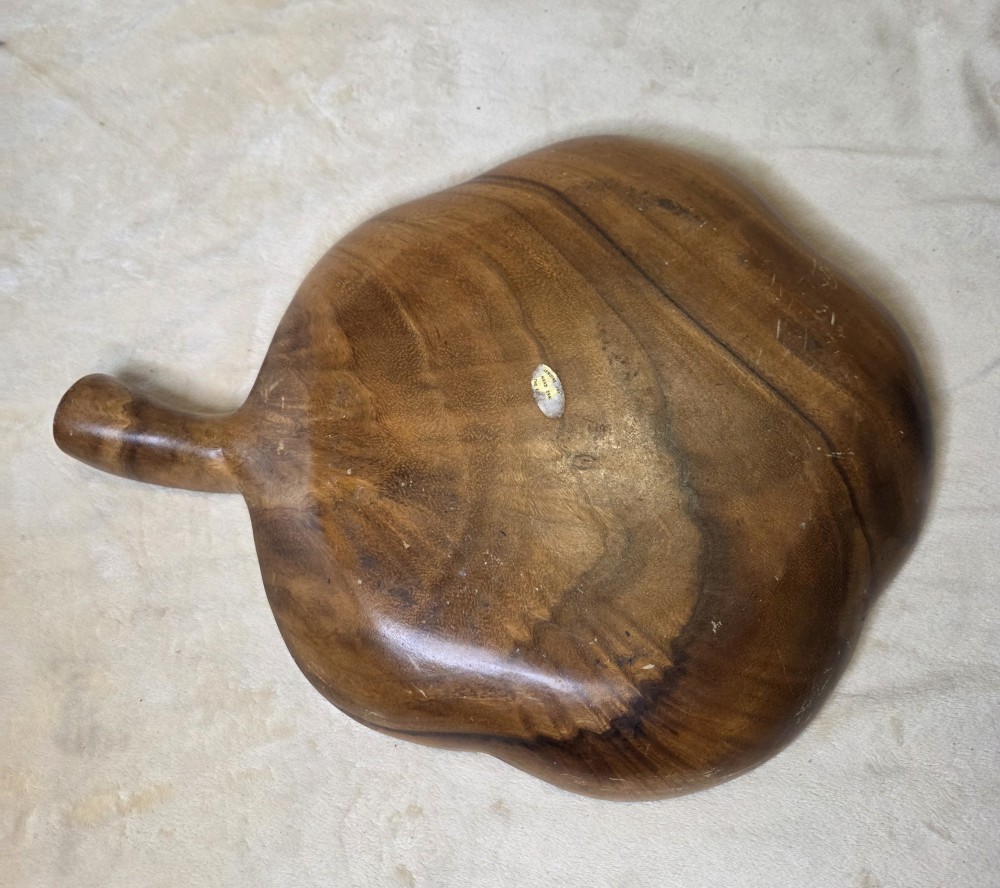 VTG Monkeypod Wood Divided Bowl