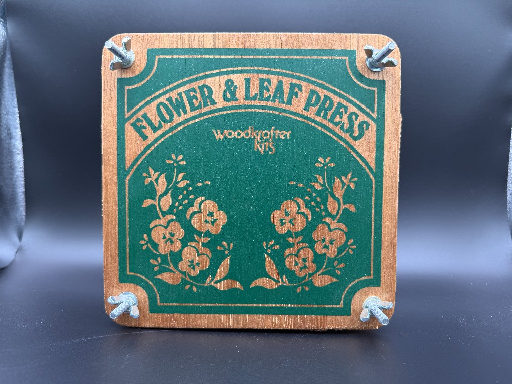Flower and Leaf Press Vintage