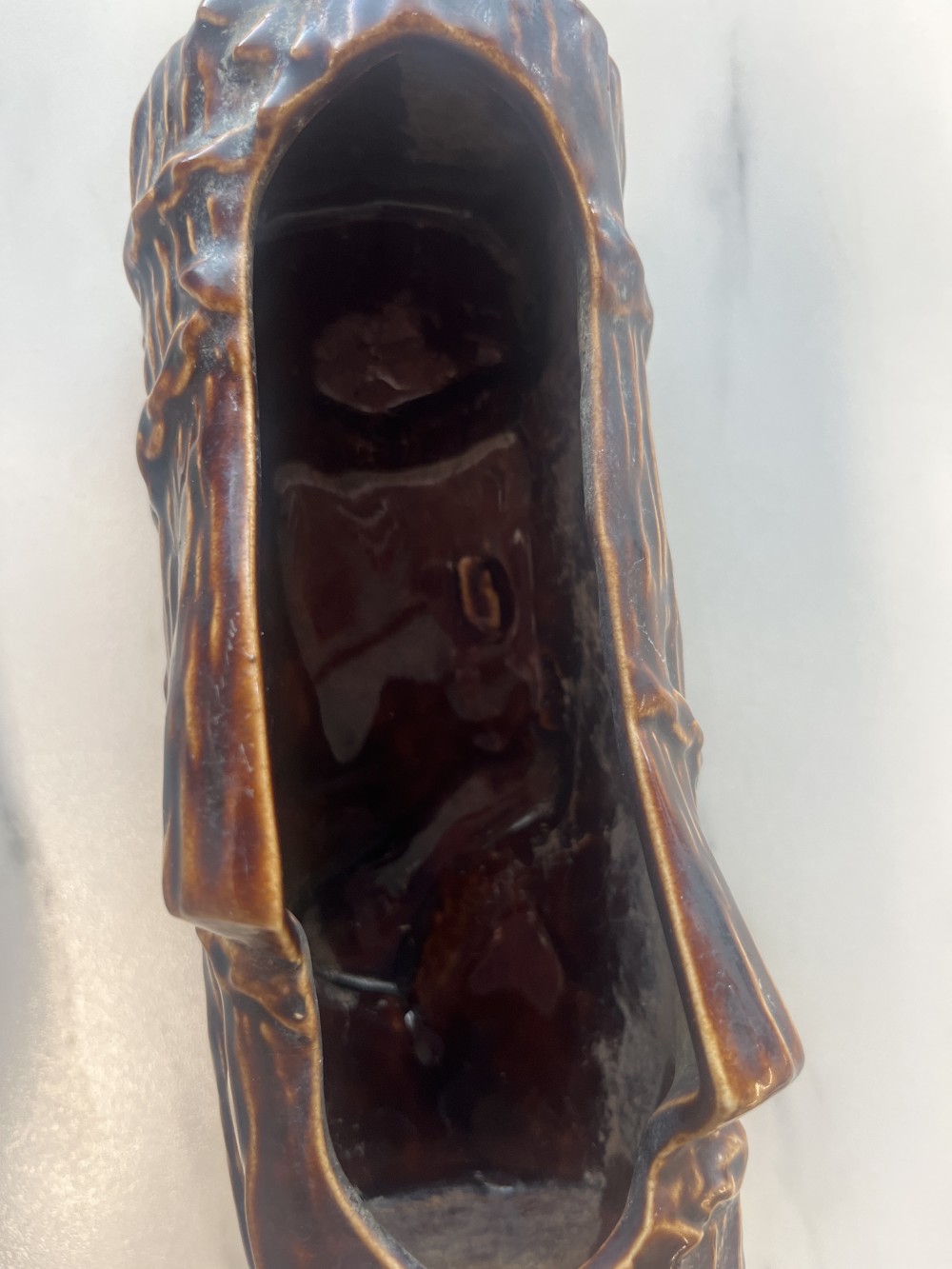 ‘53 McCoy pottery log planter