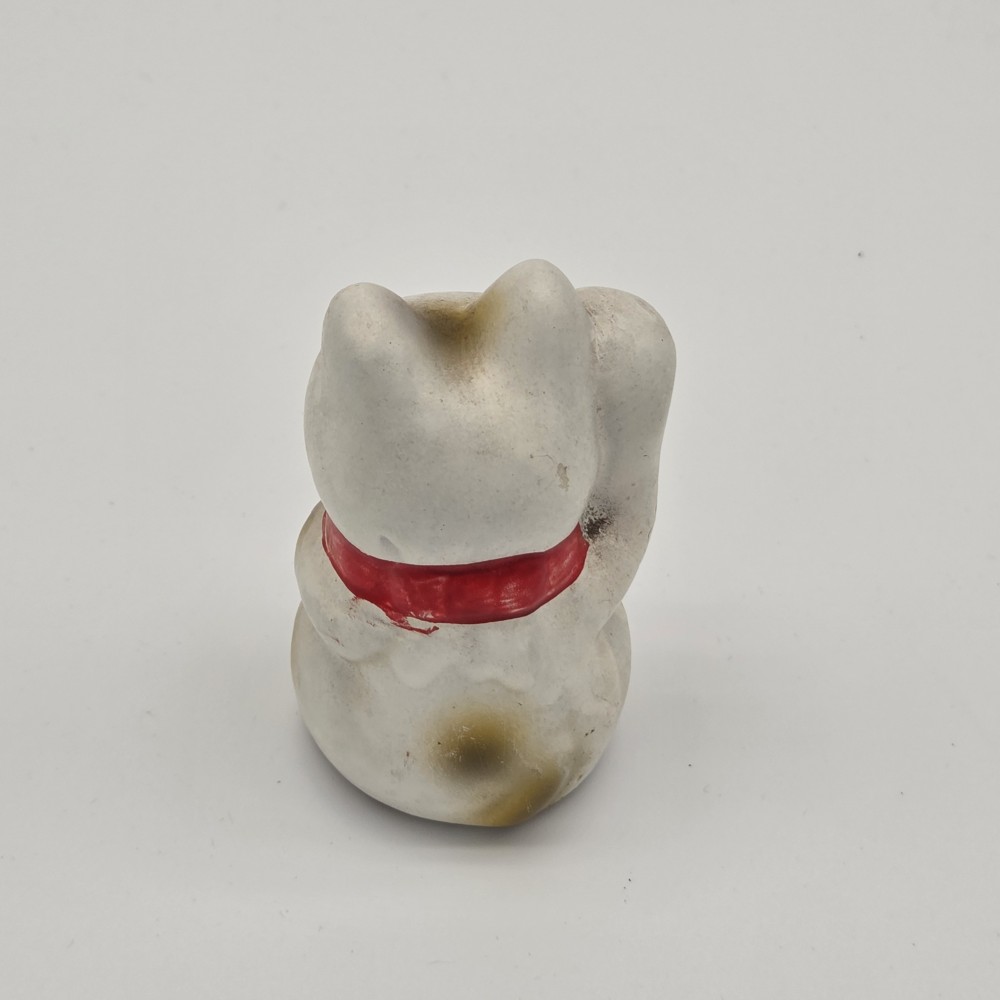 Vintage Maneki-neko Cat Figurine