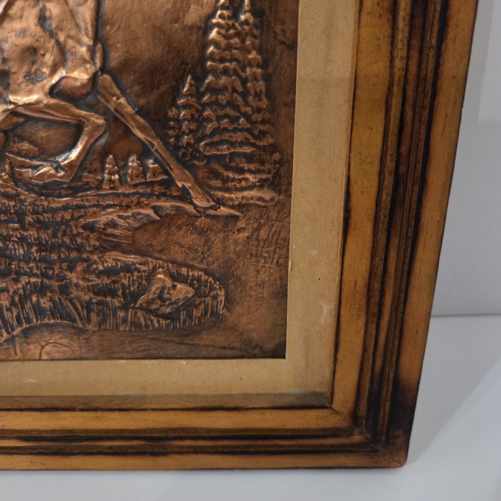 VTG Copper Relief Deer & Pheasant