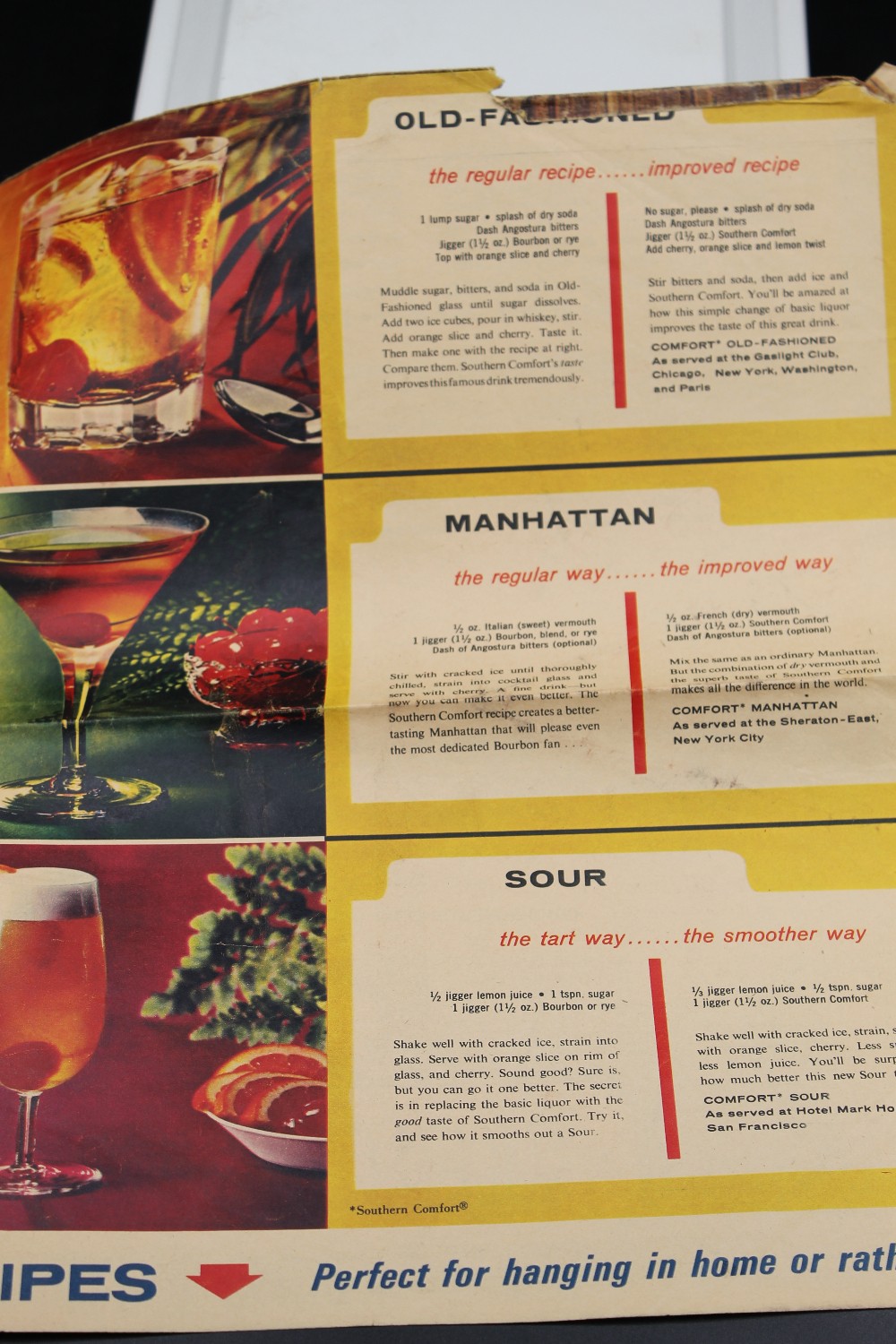 Vtg 1965 newspaper 46 GREAT DRINKS