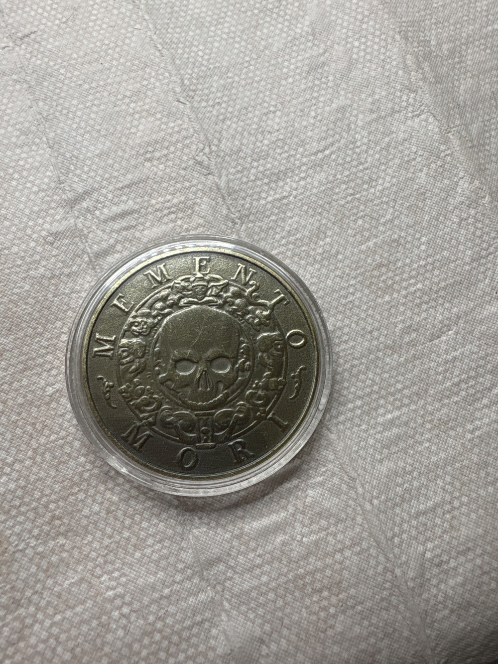 Halloween Coin 3D Memento Mori Carpe Diem