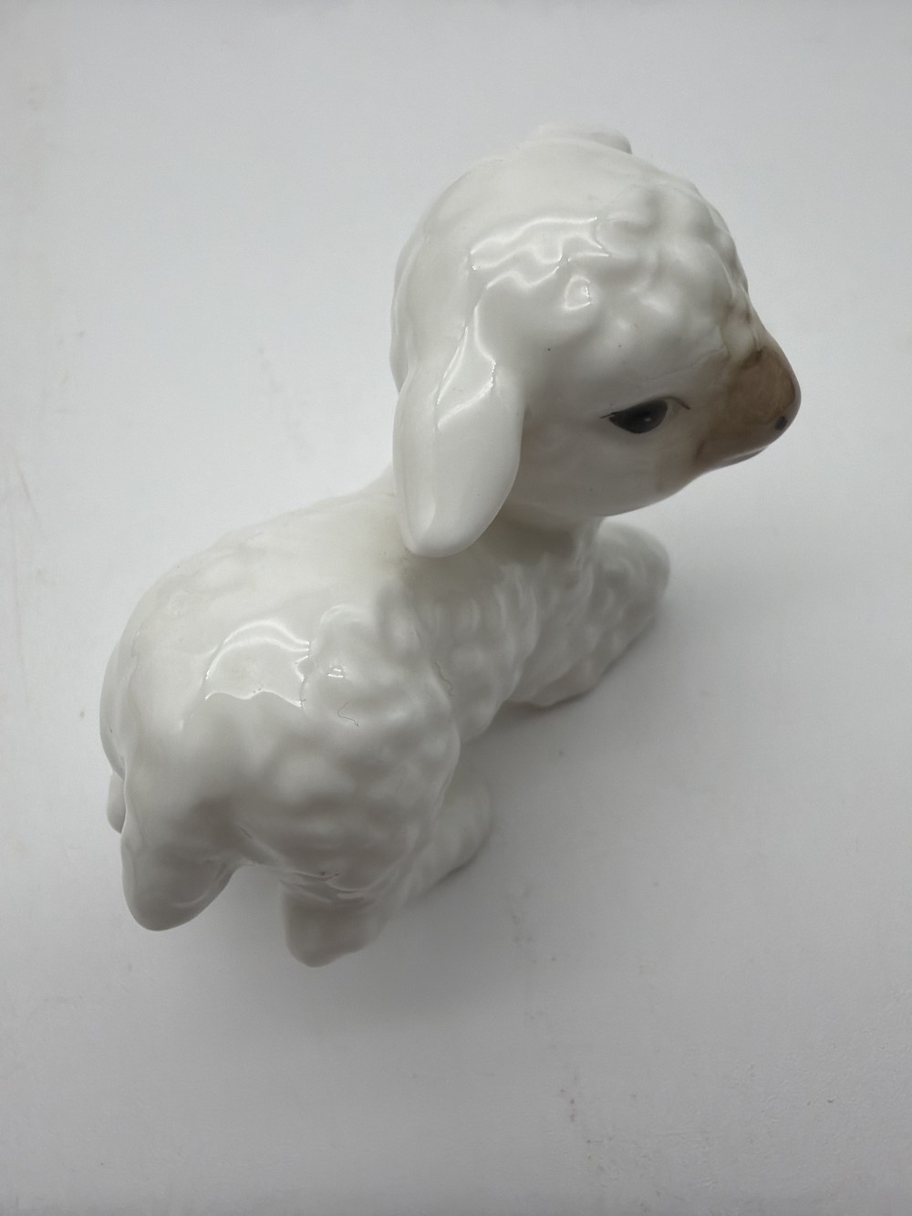Mini White Ceramic Lamb