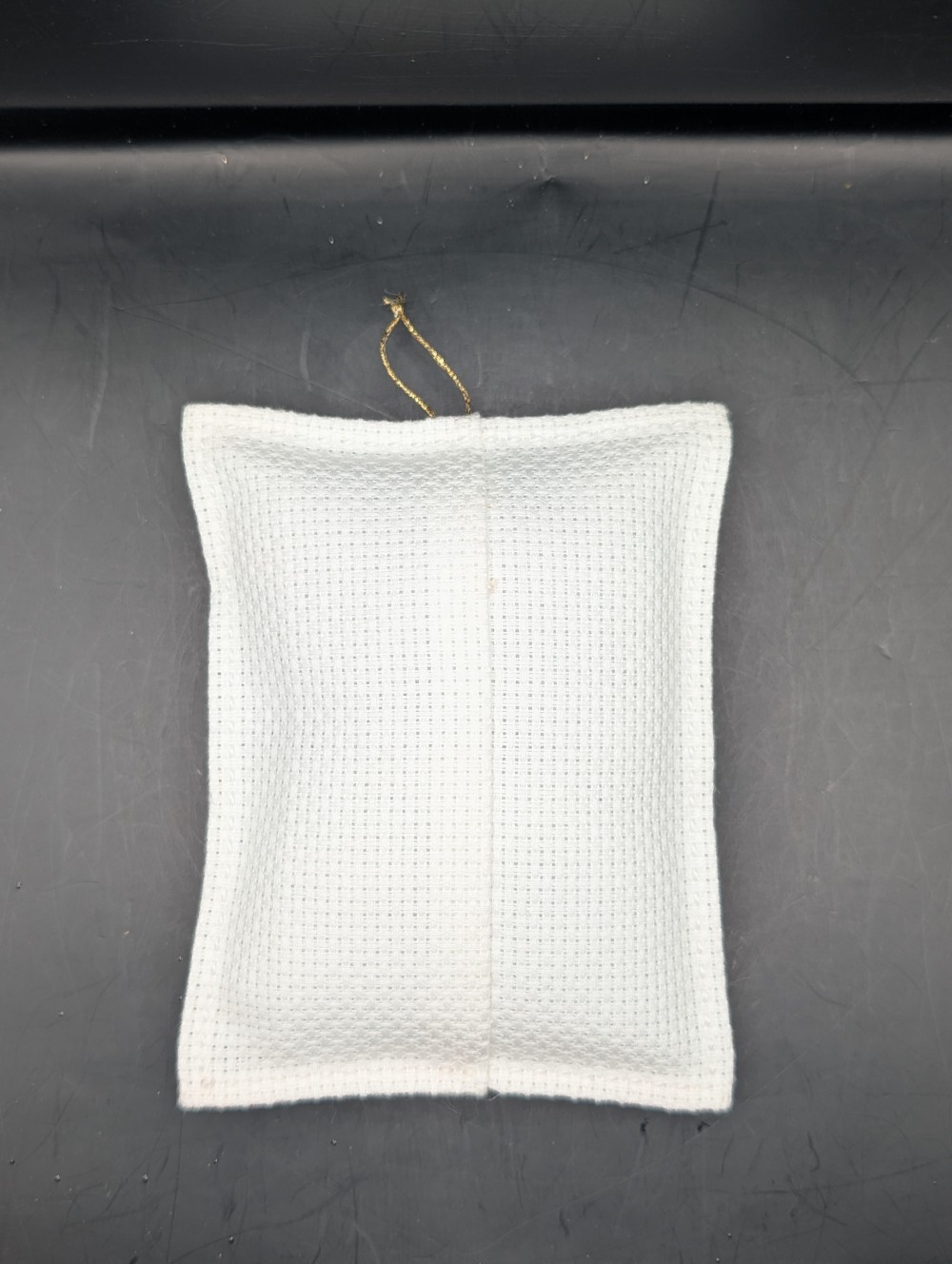 Handmade Cross-stitch angel pillow ornament